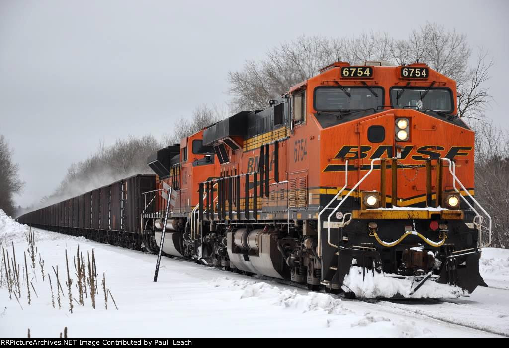 Ore loads ease into the yard